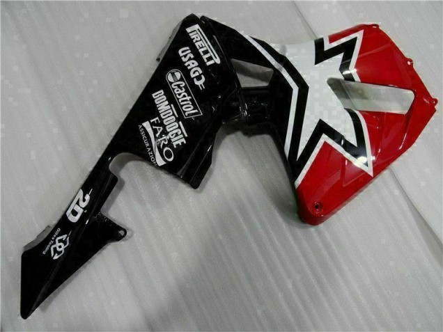 Carénage Moto Honda CBR 600 RR 03-04 - Noir Blanc 11