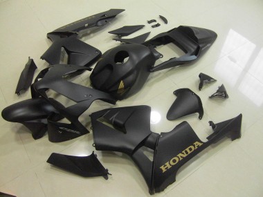 Carénage Moto Honda CBR 600 RR 03-04 - Noir Mat Or
