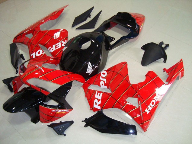 Carénage Moto Honda CBR 600 RR 03-04 - Noir Spider Man Repsol