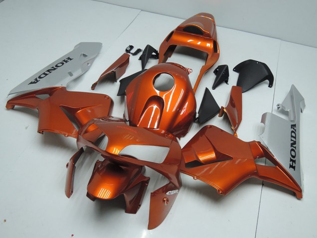 Carénage Moto Honda CBR 600 RR 03-04 - Orange Argent Carénage Moto Honda CBR 600 RR 03-04 - Orange Argent
