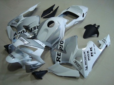 Carénage Moto Honda CBR 600 RR 03-04 - Repsol Blanc Argent