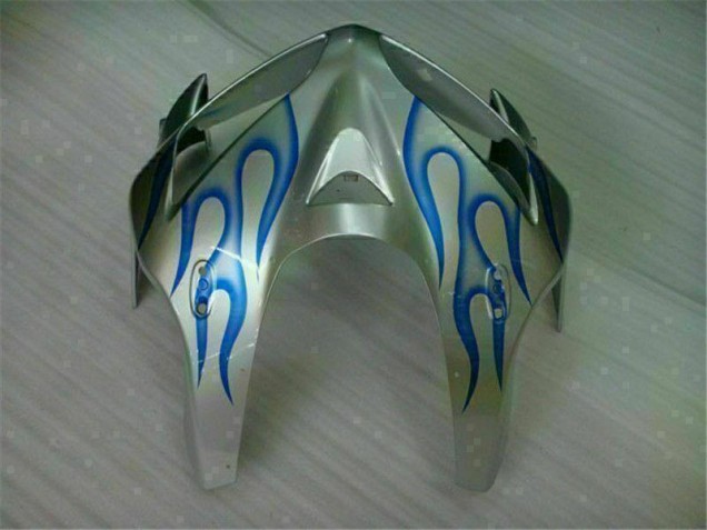 Carénage Moto Honda CBR 600 RR 05-06 - Blanc Bleu Flamme Carénage Moto Honda CBR 600 RR 05-06 - Blanc Bleu Flamme