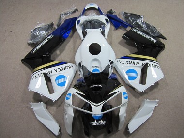 Carénage Moto Honda CBR 600 RR 05-06 - Blanc Bleu Konica Minolta
