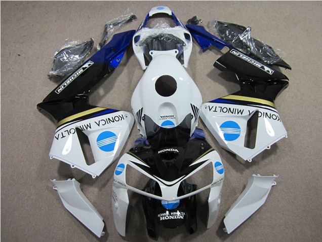 Carénage Moto Honda CBR 600 RR 05-06 - Blanc Bleu Konica Minolta