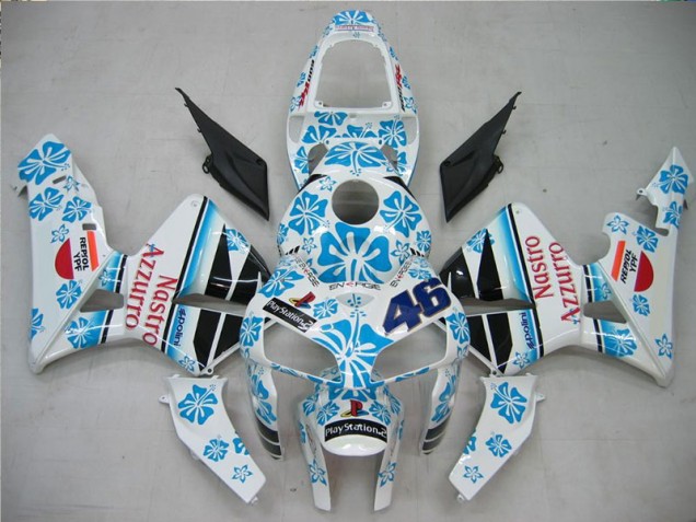 Carénage Moto Honda CBR 600 RR 05-06 - Blanc Bleu Nastro Azzurro 46 Carénage Moto Honda CBR 600 RR 05-06 - Blanc Bleu Nastro Azzurro 46