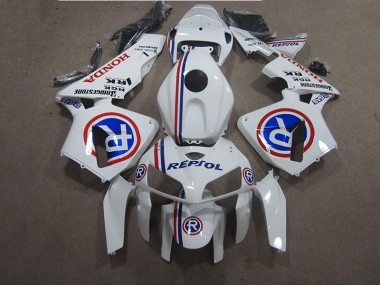 Carénage Moto Honda CBR 600 RR 05-06 - Blanc Bleu Repsol