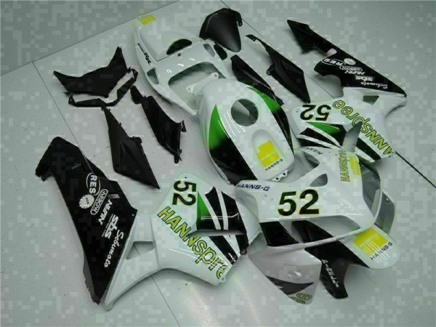 Carénage Moto Honda CBR 600 RR 05-06 - Blanc Jaune Vert 52 Carénage Moto Honda CBR 600 RR 05-06 - Blanc Jaune Vert 52