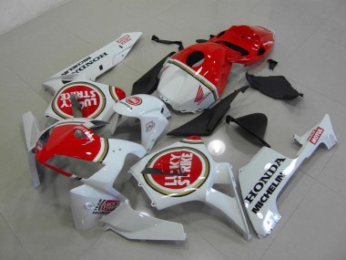 Carénage Moto Honda CBR 600 RR 05-06 - Blanc Nacré Lucky Strike