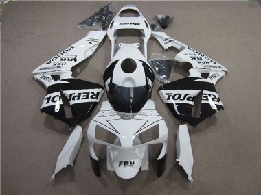Carénage Moto Honda CBR 600 RR 05-06 - Blanc Noir Repsol