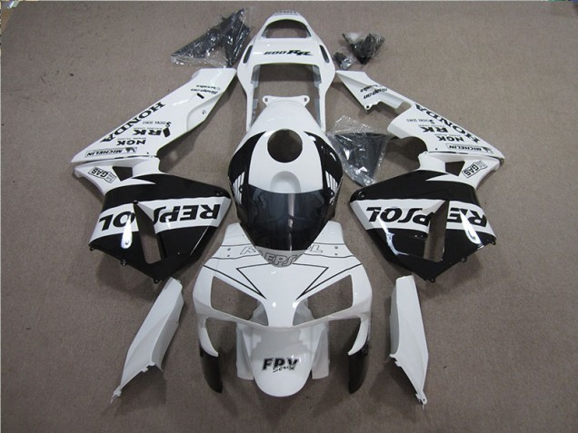 Carénage Moto Honda CBR 600 RR 05-06 - Blanc Noir Repsol Carénage Moto Honda CBR 600 RR 05-06 - Blanc Noir Repsol