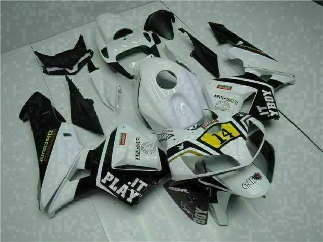 Carénage Moto Honda CBR 600 RR 05-06 - Blanc Playboy 14 Carénage Moto Honda CBR 600 RR 05-06 - Blanc Playboy 14