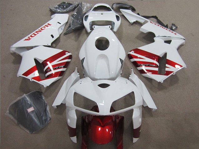 Carénage Moto Honda CBR 600 RR 05-06 - Blanc Rouge Carénage Moto Honda CBR 600 RR 05-06 - Blanc Rouge