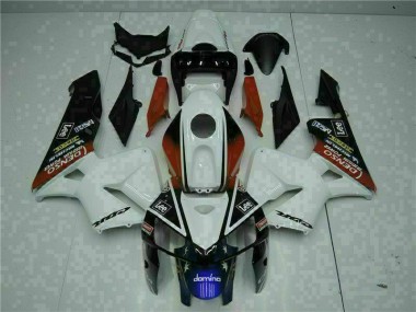 Carénage Moto Honda CBR 600 RR 05-06 - Blanc Rouge Noir Lee
