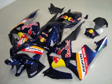 Carénage Moto Honda CBR 600 RR 05-06 - Bleu Foncé Red Bull Repsol