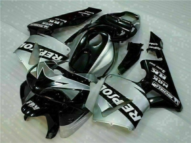 Carénage Moto Honda CBR 600 RR 05-06 - Noir Argent Repsol
