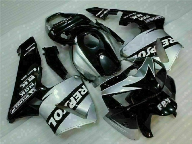 Carénage Moto Honda CBR 600 RR 05-06 - Noir Argent Repsol
