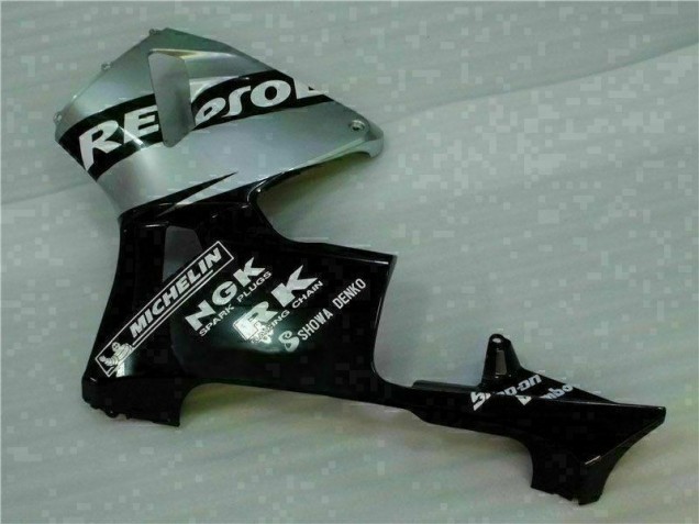 Carénage Moto Honda CBR 600 RR 05-06 - Noir Argent Repsol