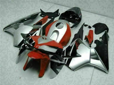 Carénage Moto Honda CBR 600 RR 05-06 - Noir Argent Rouge