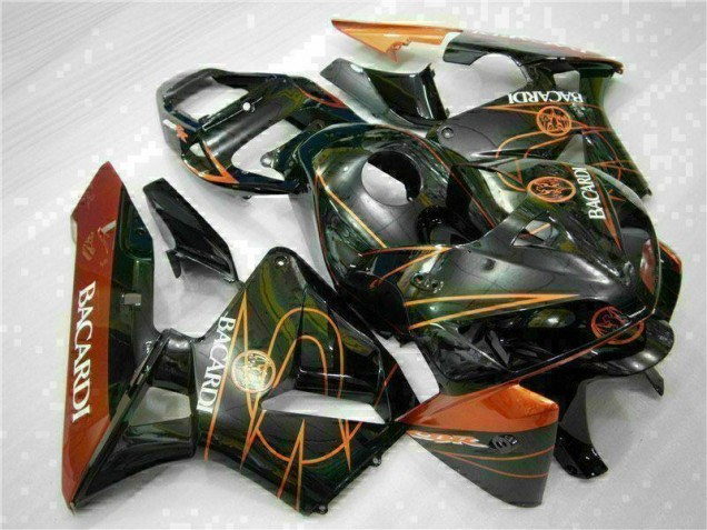 Carénage Moto Honda CBR 600 RR 05-06 - Noir Orange BACARDI Carénage Moto Honda CBR 600 RR 05-06 - Noir Orange BACARDI