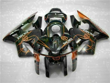Carénage Moto Honda CBR 600 RR 05-06 - Noir Orange BACARDI