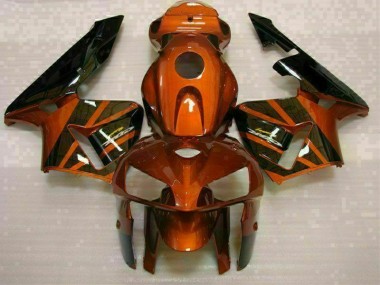 Carénage Moto Honda CBR 600 RR 05-06 - Orange Noir
