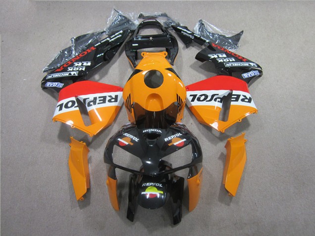 Carénage Moto Honda CBR 600 RR 05-06 - Orange Noir Repsol Carénage Moto Honda CBR 600 RR 05-06 - Orange Noir Repsol