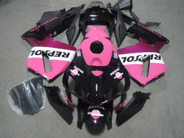 Carénage Moto Honda CBR 600 RR 05-06 - Rose Noir Repsol