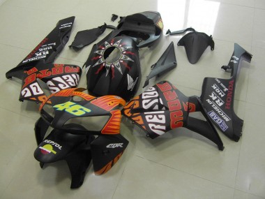 Carénage Moto Honda CBR 600 RR 05-06 - Rossi Noir Mat