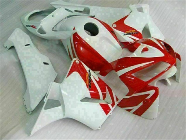 Carénage Moto Honda CBR 600 RR 05-06 - Rouge Blanc