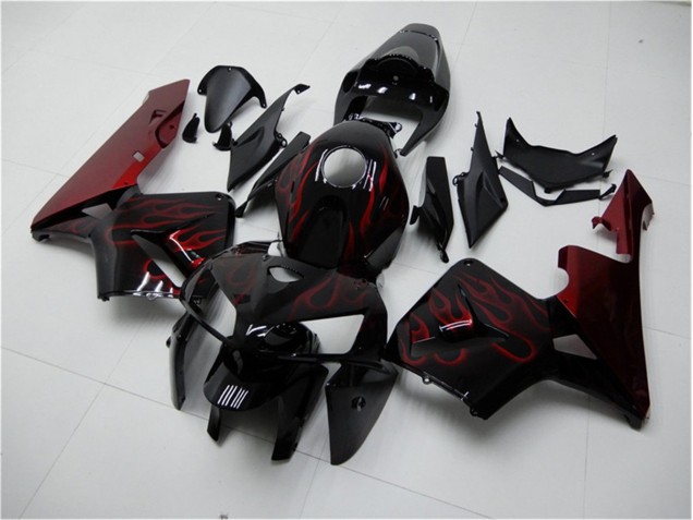 Carénage Moto Honda CBR 600 RR 05-06 - Rouge Flamme Noir Carénage Moto Honda CBR 600 RR 05-06 - Rouge Flamme Noir