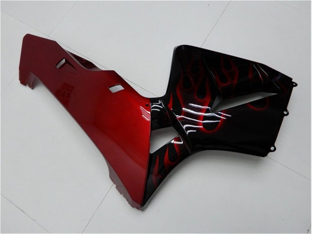 Carénage Moto Honda CBR 600 RR 05-06 - Rouge Flamme Noir Carénage Moto Honda CBR 600 RR 05-06 - Rouge Flamme Noir