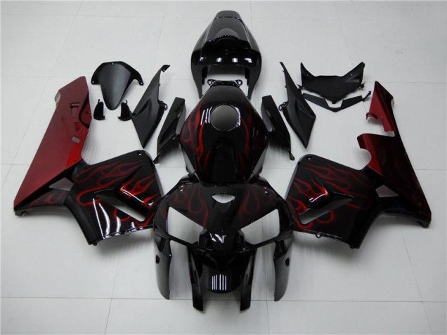 Carénage Moto Honda CBR 600 RR 05-06 - Rouge Flamme Noir Carénage Moto Honda CBR 600 RR 05-06 - Rouge Flamme Noir