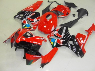 Carénage Moto Honda CBR 600 RR 05-06 - Rouge Noir Jomo
