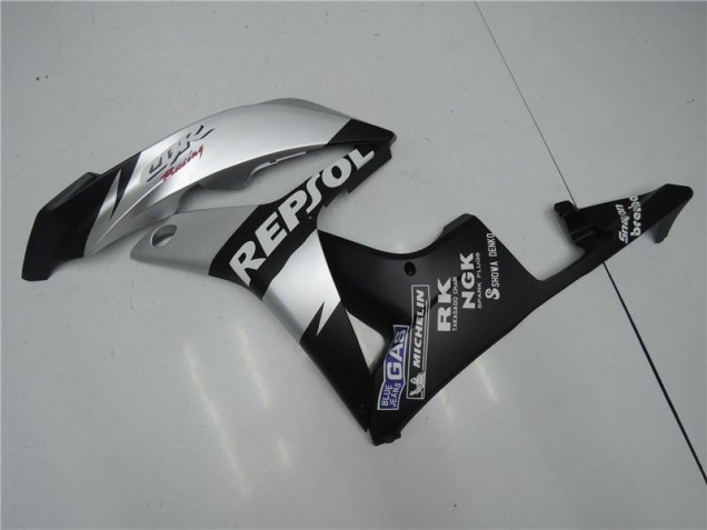 Carénage Moto Honda CBR 600 RR 07-08 - Argent Repsol Noir Carénage Moto Honda CBR 600 RR 07-08 - Argent Repsol Noir
