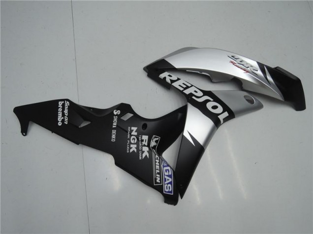 Carénage Moto Honda CBR 600 RR 07-08 - Argent Repsol Noir Carénage Moto Honda CBR 600 RR 07-08 - Argent Repsol Noir