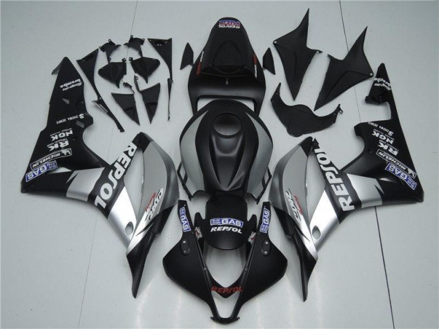 Carénage Moto Honda CBR 600 RR 07-08 - Argent Repsol Noir Carénage Moto Honda CBR 600 RR 07-08 - Argent Repsol Noir