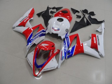 Carénage Moto Honda CBR 600 RR 07-08 - Blanc Rouge Bleu Motul