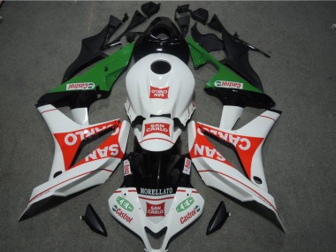 Carénage Moto Honda CBR 600 RR 07-08 - Blanc Rouge MORELLATO San Carlo