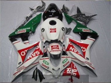 Carénage Moto Honda CBR 600 RR 07-08 - Blanc Rouge Vert San Carlo Castrol