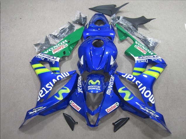 Carénage Moto Honda CBR 600 RR 07-08 - Bleu Blanc Movistar Carénage Moto Honda CBR 600 RR 07-08 - Bleu Blanc Movistar