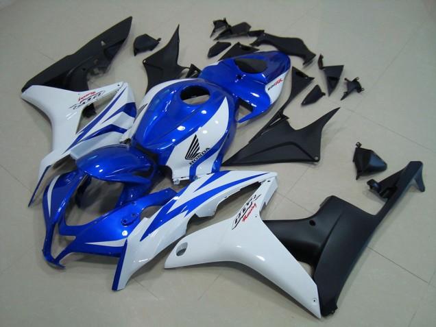 Carénage Moto Honda CBR 600 RR 07-08 - Bleu Blanc Noir Mat Carénage Moto Honda CBR 600 RR 07-08 - Bleu Blanc Noir Mat