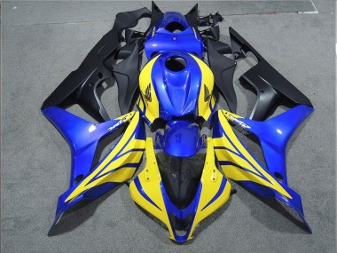 Carénage Moto Honda CBR 600 RR 07-08 - Noir Bleu Jaune