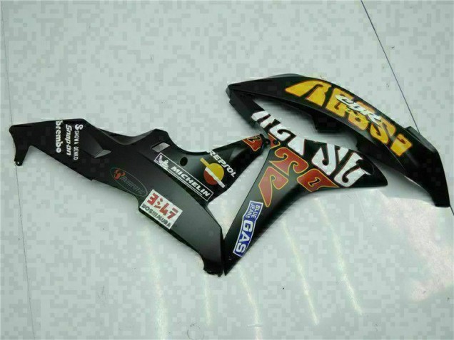 Carénage Moto Honda CBR 600 RR 07-08 - Noir Jaune Repsol 46 Carénage Moto Honda CBR 600 RR 07-08 - Noir Jaune Repsol 46