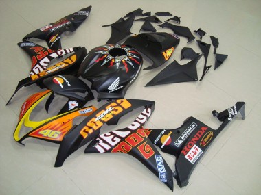 Carénage Moto Honda CBR 600 RR 07-08 - Noir Mat Rossi