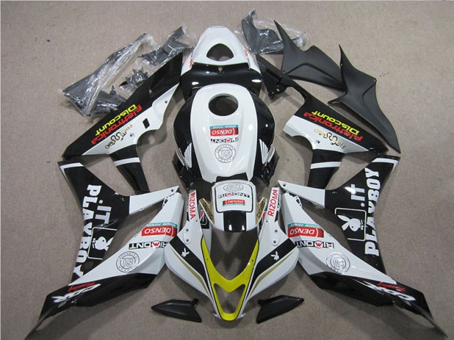 Carénage Moto Honda CBR 600 RR 07-08 - Noir Rouge Blanc DENSO Carénage Moto Honda CBR 600 RR 07-08 - Noir Rouge Blanc DENSO