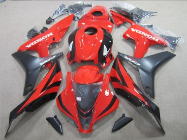 Carénage Moto Honda CBR 600 RR 07-08 - Noir Rouge