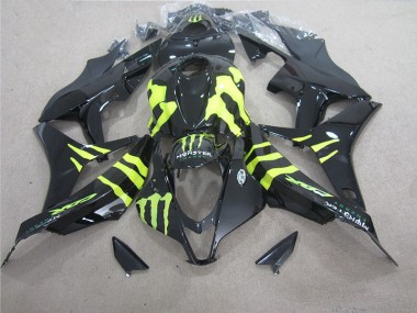 Carénage Moto Honda CBR 600 RR 07-08 - Noir Vert Monster