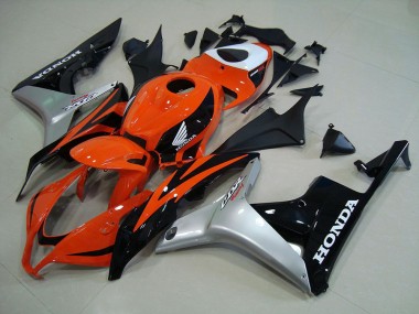 Carénage Moto Honda CBR 600 RR 07-08 - Orange Argent Noir