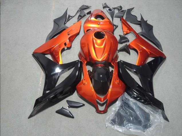 Carénage Moto Honda CBR 600 RR 07-08 - Orange Noir Carénage Moto Honda CBR 600 RR 07-08 - Orange Noir