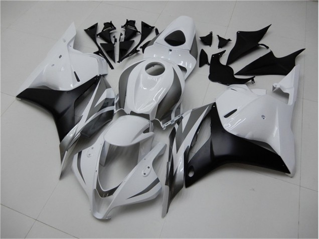 Carénage Moto Honda CBR 600 RR 09-12 - Blanc Argent Noir Carénage Moto Honda CBR 600 RR 09-12 - Blanc Argent Noir